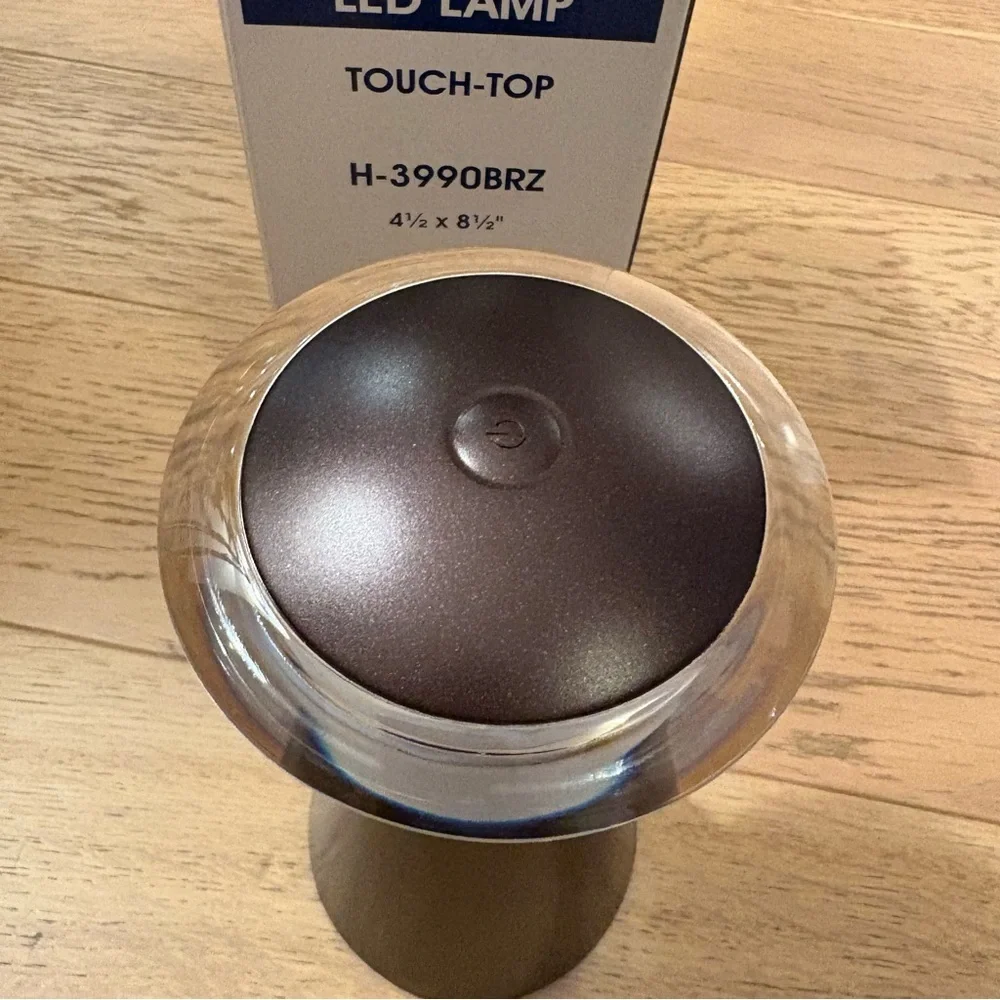 Uline Bronze Touch-Top LED Lamp